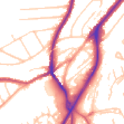 Daytime road noise heatmap for CR5 2RA