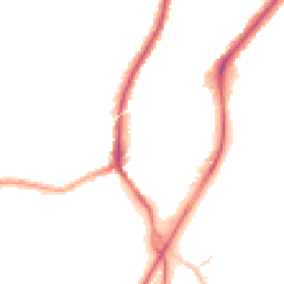 Night-time road noise heatmap for CR5 2RA