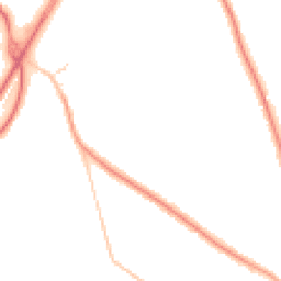 Night-time road noise heatmap for CR5 2SE