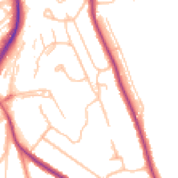 Daytime road noise heatmap for CR5 2SN