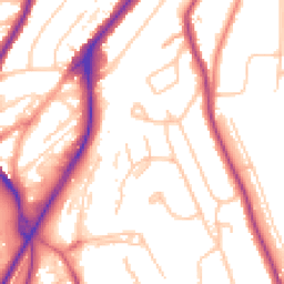 Daytime road noise heatmap for CR5 2SP