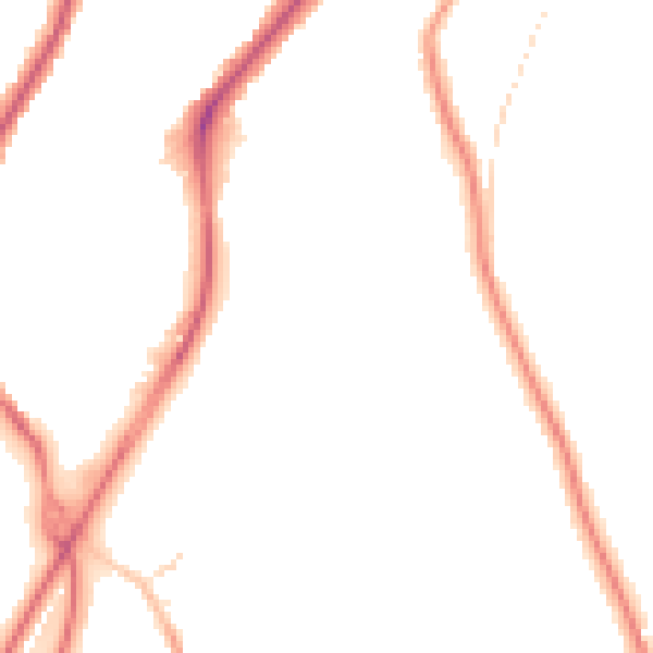 Night-time road noise heatmap for CR5 2SP