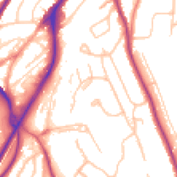 Daytime road noise heatmap for CR5 2SS