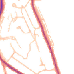 Daytime road noise heatmap for CR5 2SX
