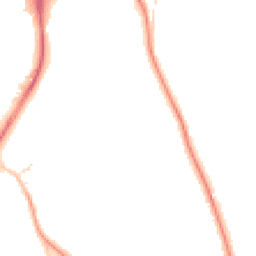 Night-time road noise heatmap for CR5 2SY