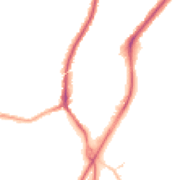 Night-time road noise heatmap for CR5 2YY