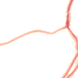 Night-time road noise heatmap for CR5 3BS