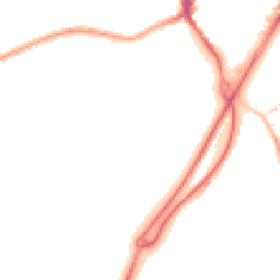 Night-time road noise heatmap for CR5 3FR