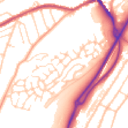 Daytime road noise heatmap for CR5 3FU