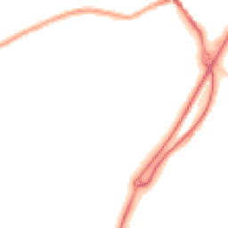 Night-time road noise heatmap for CR5 3FU