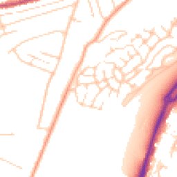 Daytime road noise heatmap for CR5 3HW