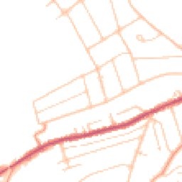 Daytime road noise heatmap for CR5 3JL