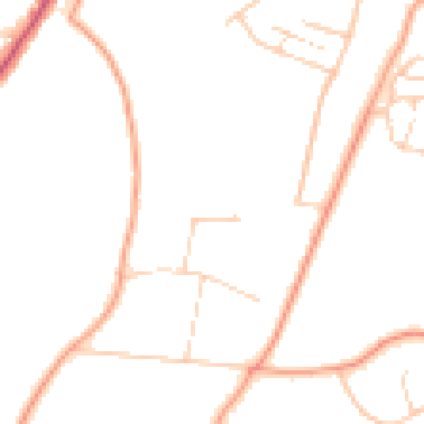 Daytime road noise heatmap for CR5 3LG