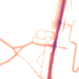 Daytime road noise heatmap for CR5 3RH