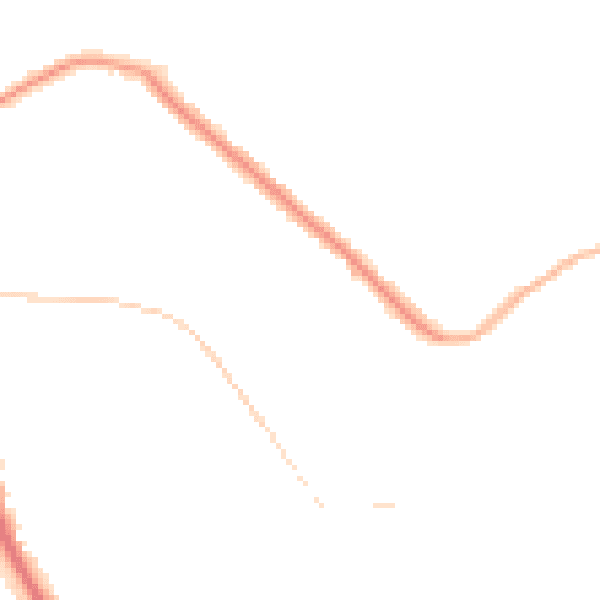 Night-time road noise heatmap for CR6 9BB