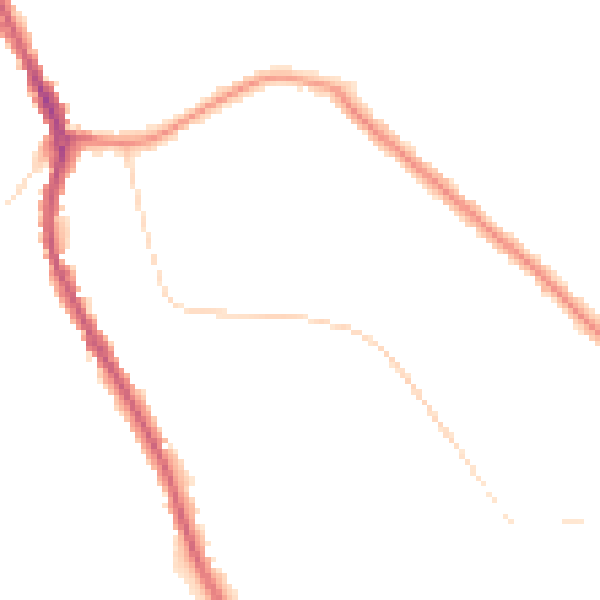 Night-time road noise heatmap for CR6 9BG