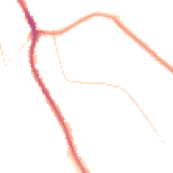 Night-time road noise heatmap for CR6 9BH