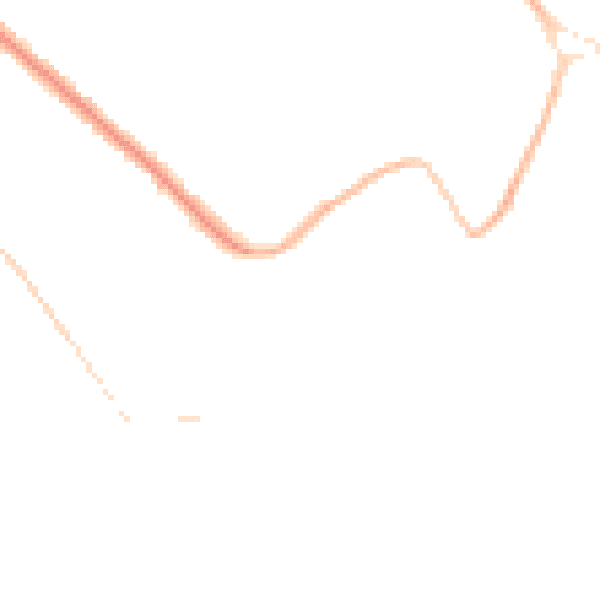 Night-time road noise heatmap for CR6 9BP