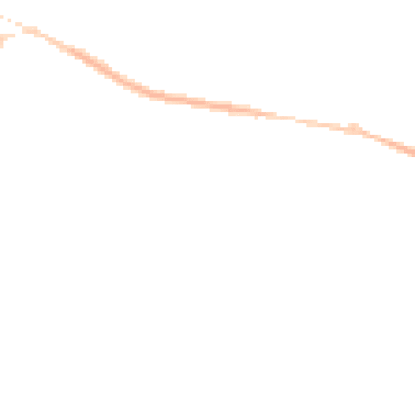 Night-time road noise heatmap for CR6 9DB