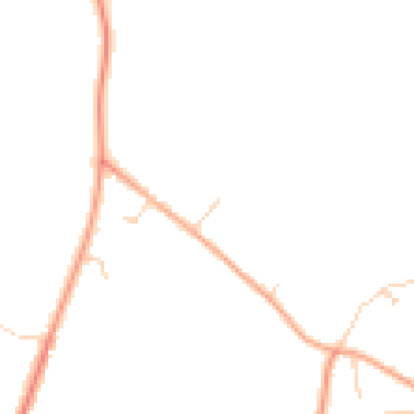 Daytime road noise heatmap for CR6 9ET
