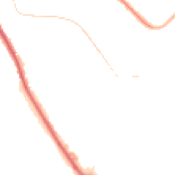 Night-time road noise heatmap for CR6 9JD