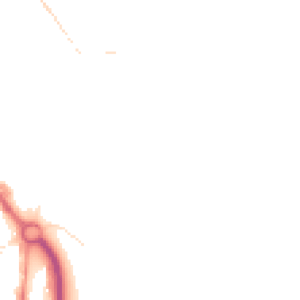 Night-time road noise heatmap for CR6 9JX