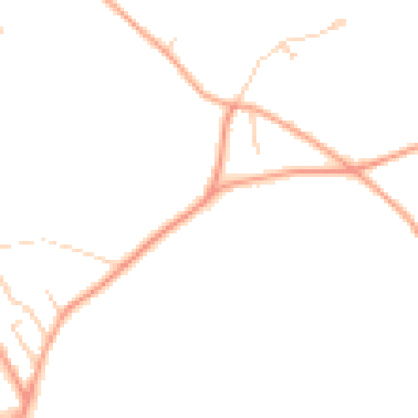 Daytime road noise heatmap for CR6 9PA