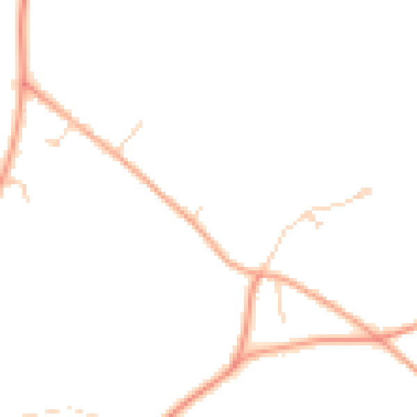 Daytime road noise heatmap for CR6 9PD