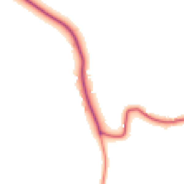 Daytime road noise heatmap for CR6 9PE