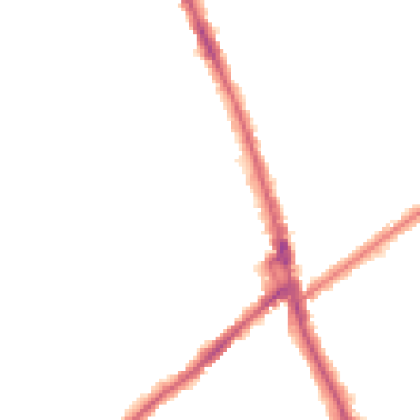 Night-time road noise heatmap for CR7 6HP