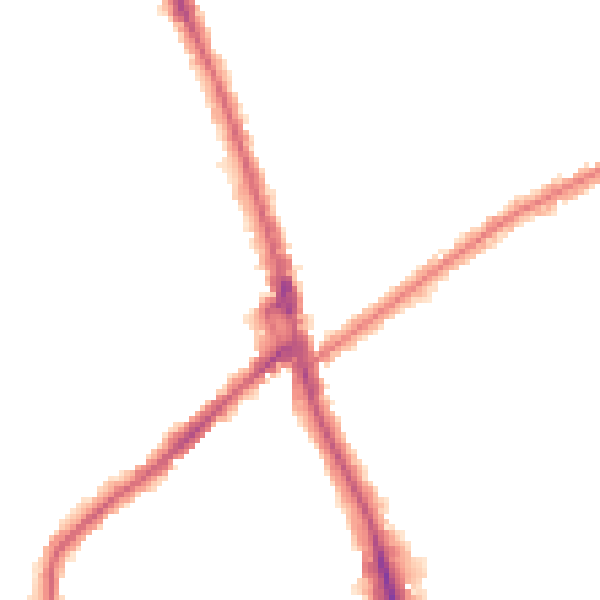 Night-time road noise heatmap for CR7 6JB