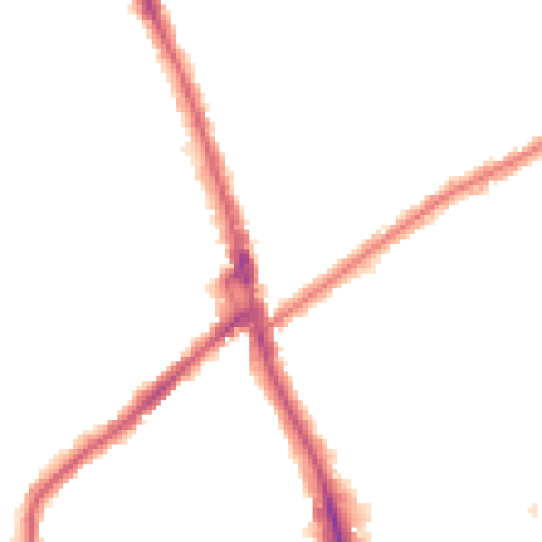 Night-time road noise heatmap for CR7 6JN