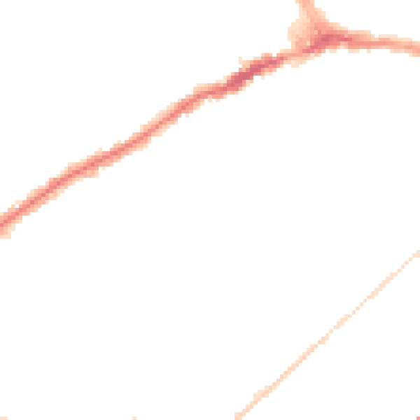 Night-time road noise heatmap for CR7 7BJ