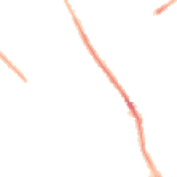 Night-time road noise heatmap for CR7 8AZ