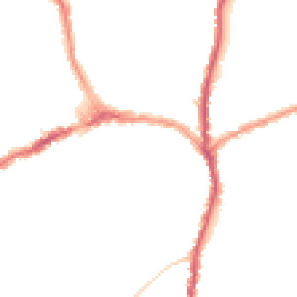 Night-time road noise heatmap for CR7 8RL