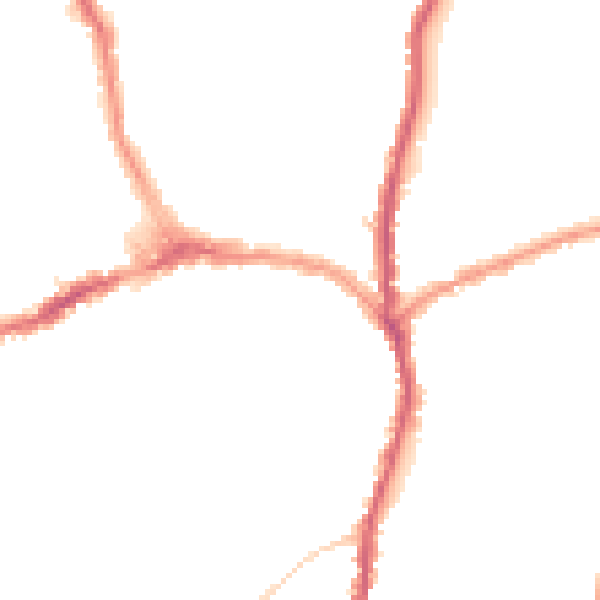 Night-time road noise heatmap for CR7 8RN
