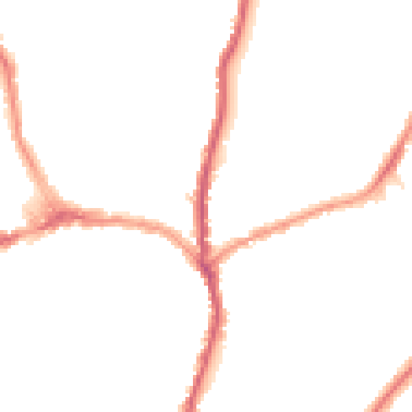 Night-time road noise heatmap for CR7 8SA