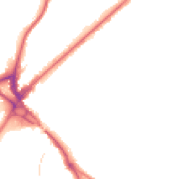 Night-time road noise heatmap for CR8 1AE
