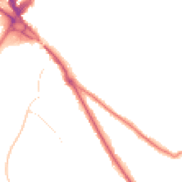 Night-time road noise heatmap for CR8 1BE