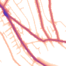 Daytime road noise heatmap for CR8 1BG