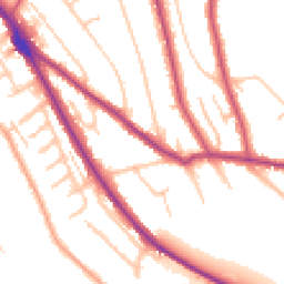 Daytime road noise heatmap for CR8 1BQ