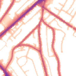 Daytime road noise heatmap for CR8 1DB