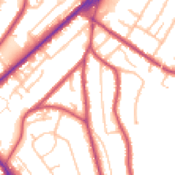 Daytime road noise heatmap for CR8 1DJ