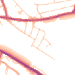 Daytime road noise heatmap for CR8 1ET