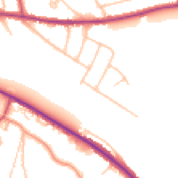 Daytime road noise heatmap for CR8 1EW