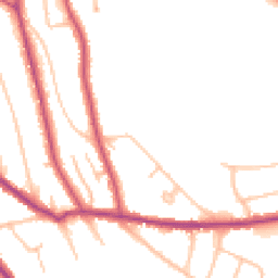 Daytime road noise heatmap for CR8 1HR