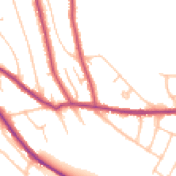Daytime road noise heatmap for CR8 1JP