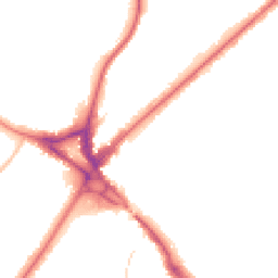 Night-time road noise heatmap for CR8 2AH