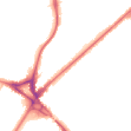 Night-time road noise heatmap for CR8 2FB