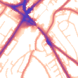 Daytime road noise heatmap for CR8 2HD